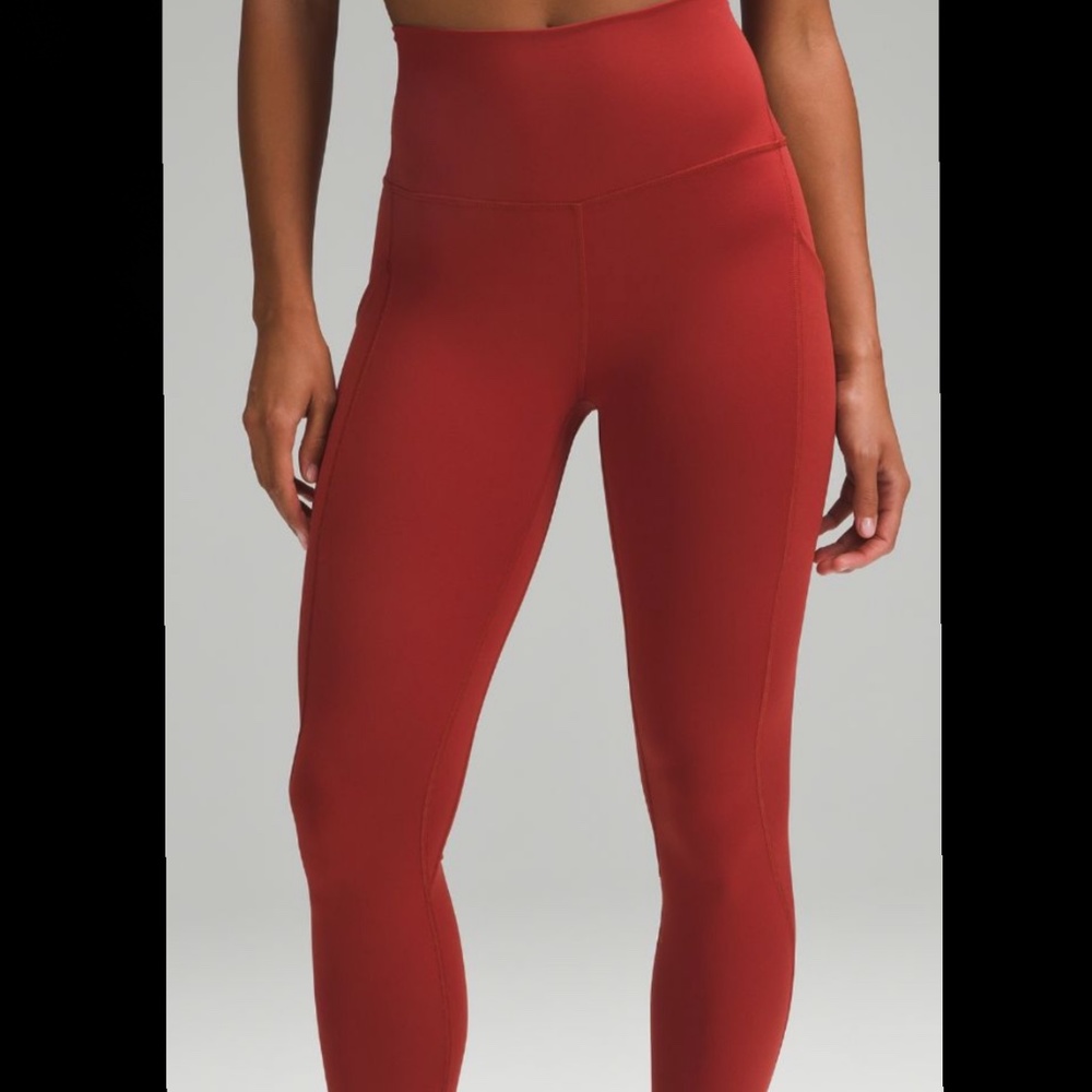 Lululemon align 25” RARE color CAYENNE